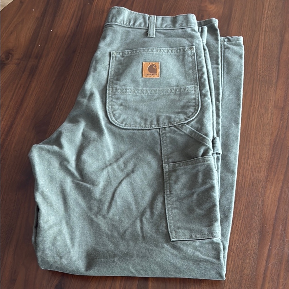 Carhartt Men's Green Carpenter Pants